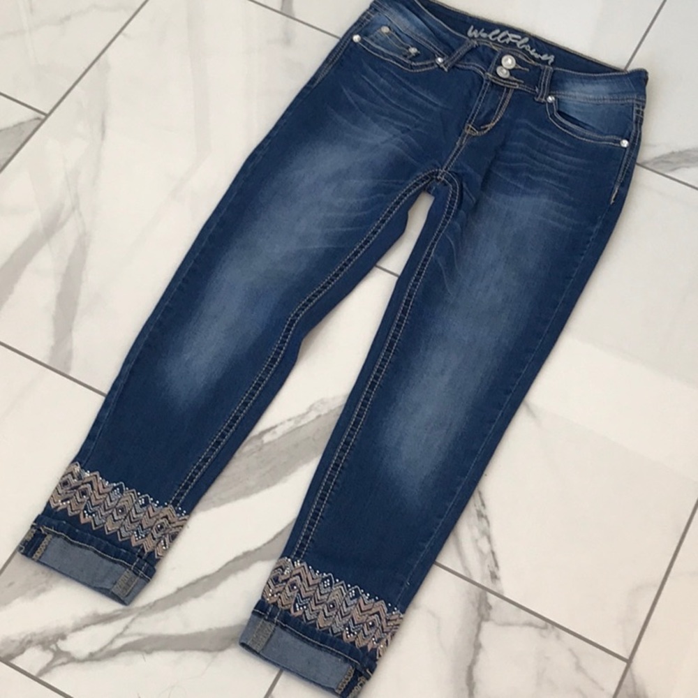 Embellished Blue Jeans - Picture 4 of 14